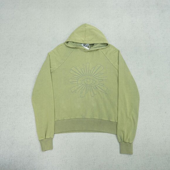 House of Errors Army Green House Of Errors Eye Embroidered Hoodie - Picture 1 of 9